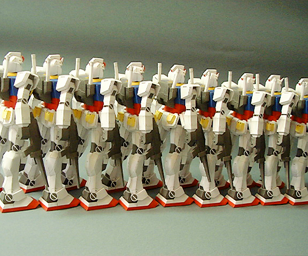 RX-78 ガンダム | 制作実績 | ペーパークラフトドットジェーピー